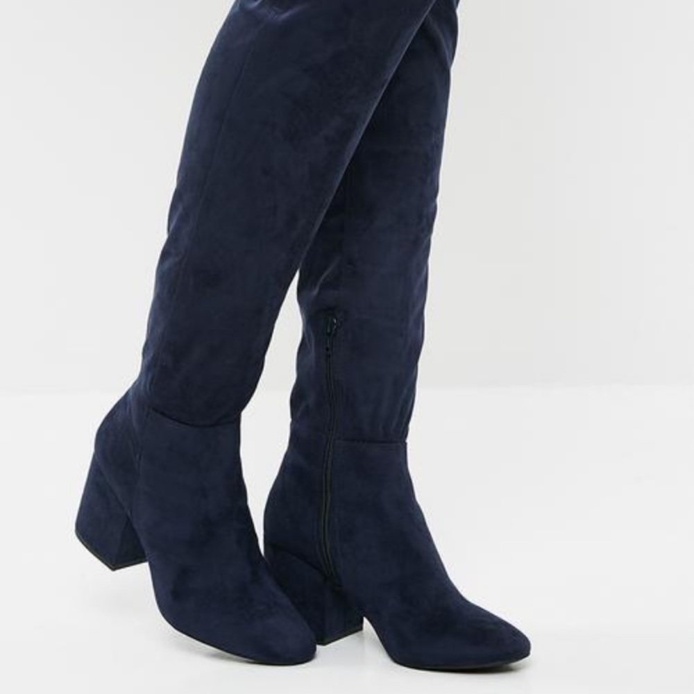 Aldo Bellinna 2 - over the knee boots Navy